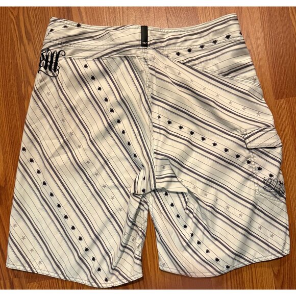 O'Neill Board Shorts Geometric AOP Embroidered Logo Mens 34 10" Swim Trunks - Picture 3 of 6